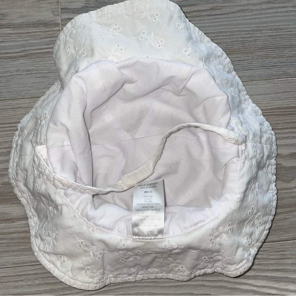 ⭐ Baby Girl Sun Hat 12-18M ⭐ - Picture 3 of 4